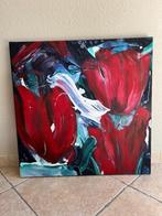 Johannes Adrianus Smit (JAS) - Tulpen (origineel werk), Antiek en Kunst, Ophalen of Verzenden