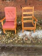 Twee eiken stoelen, Ophalen of Verzenden, Gebruikt, Hout