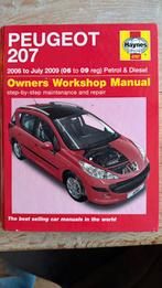 Haynes Peugeot 207 werkplaatshandboek, Ophalen of Verzenden