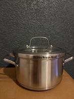 KitchenAid Kookpan - Zo goed als nieuw!, Kookpan of Snelkookpan, Inductieplaat, Ophalen of Verzenden, Zo goed als nieuw