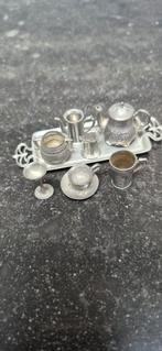Antieke Tinnen Miniaturen Servies, Ophalen of Verzenden, Poppenhuis