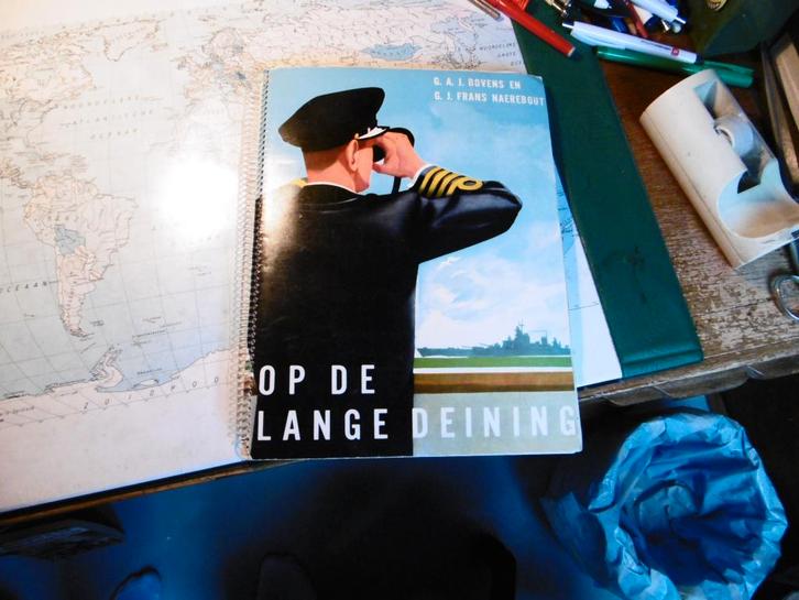 Op de Lange Deining (compleet)  G.A.J. Bovens &, Verzamelen, Scheepvaart, Zo goed als nieuw, Boek of Tijdschrift, Motorboot, Verzenden