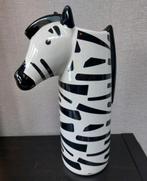Zebra Vaas – Keramiek, HEMA, Huis en Inrichting, Gebruikt, ., Wit, Aardewerk of Porselein
