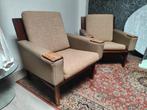 set vintage design Fauteuils stoelen, Ophalen, Gebruikt, 75 tot 100 cm, 50 tot 75 cm