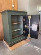 Antiek groene kluis, Ophalen, Gebruikt, Brandkast