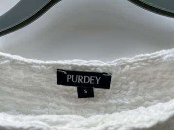 Nieuwe Purdey top wit s beschikbaar voor biedingen