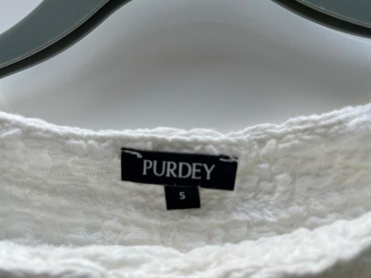 Nieuwe Purdey top wit s, Kleding | Dames, Tops, Nieuw, Maat 38/40 (M), Wit, Lange mouw, Verzenden