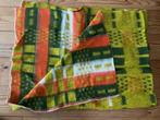 Wind Mill geel oranje groene wollen deken 190x140 cm, Huis en Inrichting, Woonaccessoires | Plaids en Woondekens, Ophalen of Verzenden