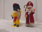 Vintage Sinterklaas en Zwarte Piet Poppen Set 45 cm hoog, Verzamelen, Poppen, Ophalen of Verzenden, Gebruikt, Pop