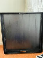 Dienblad xxL zwart, Huis en Inrichting, Woonaccessoires | Dienbladen, Ophalen, Zo goed als nieuw, Vierkant, Hout