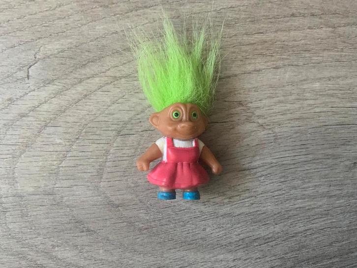 Vintage Soma Green Hair White Troll Doll, Verzamelen, Speelgoed, Zo goed als nieuw, Ophalen of Verzenden