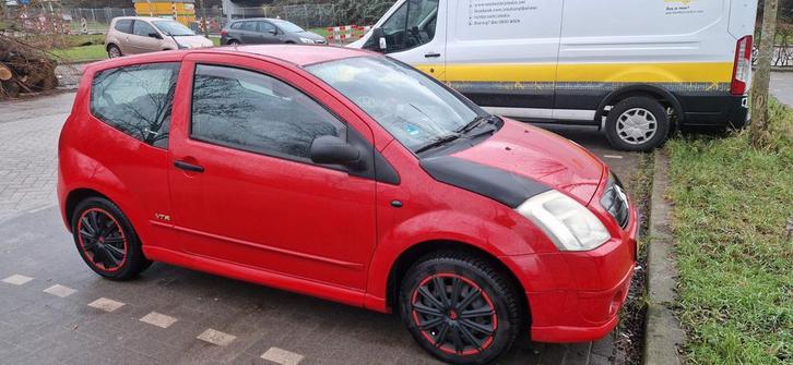 Citroën C2 1.4 I 2006 Rood VTR, Auto's, Citroën, Particulier, C2, Benzine, C, Hatchback, Handgeschakeld, Origineel Nederlands