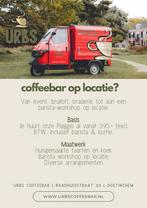 Barista op locatie!? Boek onze TukTuk Piaggio!