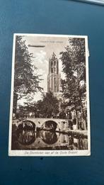 Utrecht 1930 Zeppelin boven Utrecht mooi gelopen, Verzamelen, Ansichtkaarten | Nederland, Ophalen of Verzenden, 1920 tot 1940