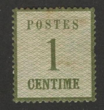 1870 1cm ALZAS-LOTHARINGEN Duitse-bezetting beschikbaar voor biedingen