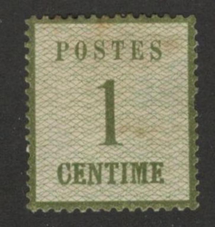 1870 1cm ALZAS-LOTHARINGEN Duitse-bezetting, Postzegels en Munten, Postzegels | Europa | Duitsland, Postfris, Duitse Keizerrijk