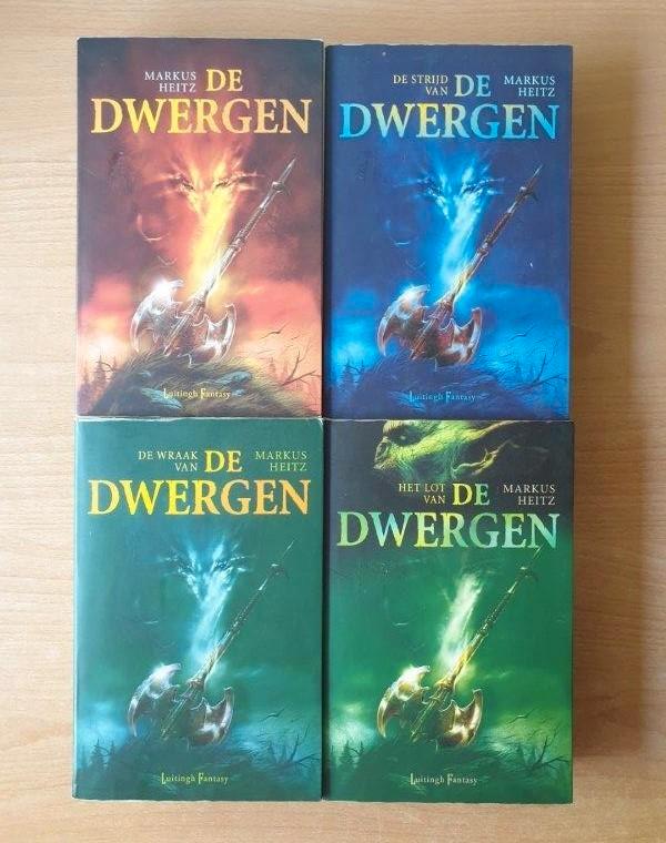 Markus Heitz - De Dwergen 1 t/m 4 (SC), Boeken, Fantasy, Gelezen, Ophalen of Verzenden