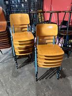 12 vintage schoolstoelen, Antiek en Kunst, Ophalen