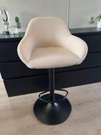 Hele leuke, beige met zwarte barkruk, Huis en Inrichting, Barkrukken, Ophalen, 60 tot 90 cm, Nieuw, 1 kruk