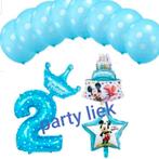 2e verjaardag Mickey mouse set nr M305, Ophalen of Verzenden, Nieuw, Versiering, Verjaardag