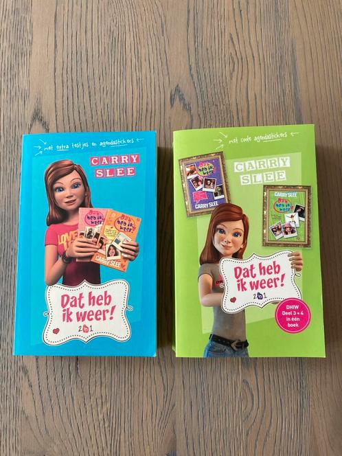 Dat heb ik weer - Carry Slee - deel 1/2 en 3/4, Boeken, Kinderboeken | Jeugd | 13 jaar en ouder, Zo goed als nieuw, Ophalen of Verzenden