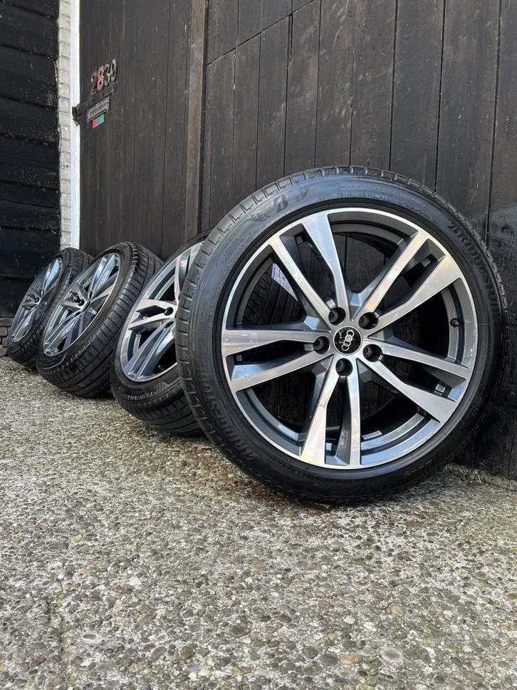 Originele Audi a6 c8 a7 c7 5x112 velgen 19” zomer set zgan, Auto-onderdelen, Banden en Velgen, Banden en Velgen, Zomerbanden, 19 inch