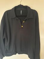 Zwarte sweater met gouden knopen - Maat 3XL, Ophalen of Verzenden, Nieuw, Overige maten, Zwart