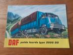 DAF 2000 DO Vrachtwagen folder *België*, Van Doorne's Automobielfabriek S.A., Ophalen of Verzenden, Zo goed als nieuw, Overige merken