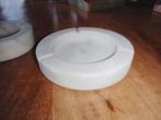 Witte marmeren asbak, Ophalen of Verzenden