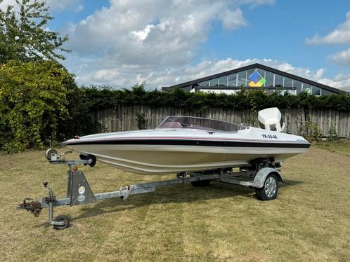 Piranha Panthera 1988, Watersport en Boten, Speedboten, Gebruikt, 3 tot 6 meter, Benzine, 70 tot 120 pk, Polyester, Buitenboordmotor
