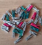 42 HOUTEN MINI WASKNIJPERS*POPPEN WAS WASKNIJPERTJES*, Verzenden, Nieuw