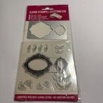 Stempel set met snijmal action 2, Ophalen of Verzenden, Zo goed als nieuw, Clearstamp