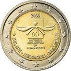 Belgie - 2 euro 2008 - rechten van de mens, Verzenden, België, 2 euro, Losse munt