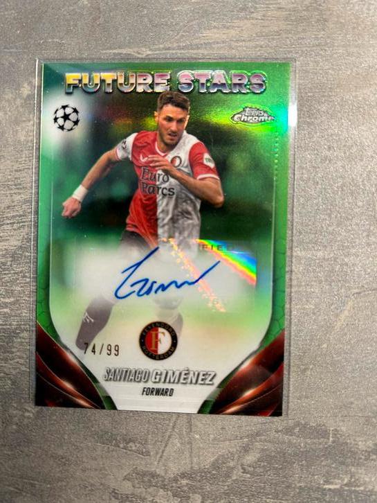 Gimenez Voetbalplaatje - Feyenoord - Serie 74/99, Verzamelen, Ophalen of Verzenden, Zo goed als nieuw, Feyenoord, Poster, Plaatje of Sticker