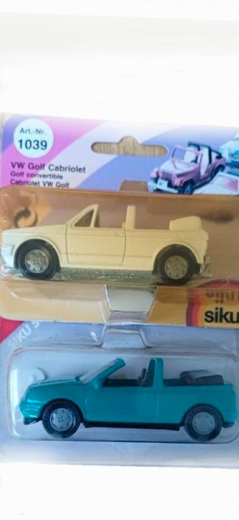 Siku VW Golfjes Cabrio's, Hobby en Vrije tijd, Modelauto's | Overige schalen, Auto, Verzenden
