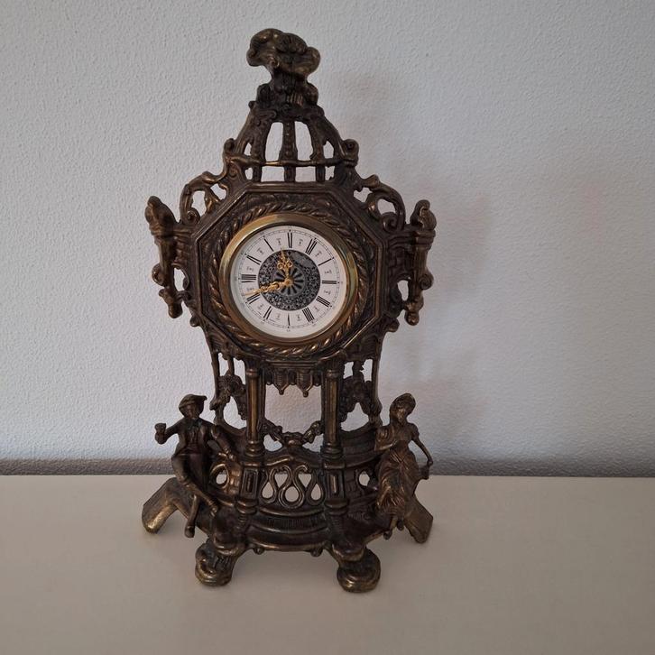 Barok schoorsteen klok, Antiek en Kunst, Antiek | Klokken, Ophalen of Verzenden