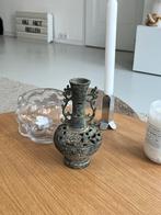 Chinese Antieke Bronzen Vaas met Bloemmotieven, Antiek en Kunst, Ophalen of Verzenden, Brons
