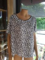 SANDWICH TOP MET KORTE MOUWEN, MAAT 44, ANIMALPRINT., Overige kleuren, Maat 42/44 (L), Ophalen of Verzenden, Korte mouw