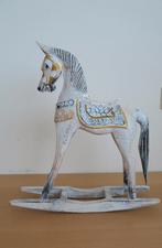 Antiek ogend decoratie hobbelpaardje, Ophalen of Verzenden