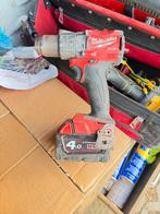 Milwaukee Fuel FPD2 M18 Klopboormachine + 1 accu, Ophalen of Verzenden, Gebruikt, Boor- en Schroefmachine, Klopboormechanisme