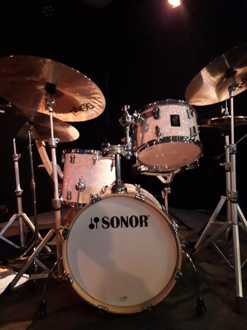 SONOR AQ2 Maple set met extra 10" tom, Muziek en Instrumenten, Drumstellen en Slagwerk, Zo goed als nieuw, Sonor, Ophalen