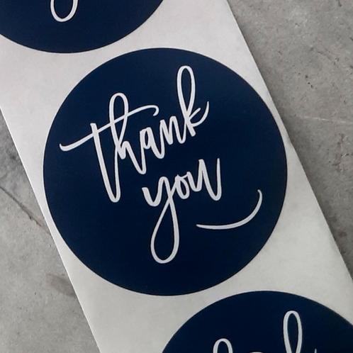 Sluitstickers thank you stickers bedankt dankjewel etiketten, Hobby en Vrije tijd, Stickers en Plaatjes, Nieuw, Meerdere stickers