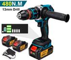 Accu Boormachine 480Nm - Makita Compatibel, Doe-het-zelf en Verbouw, Gereedschap | Boormachines, Ophalen of Verzenden, Nieuw, Boor- en Schroefmachine