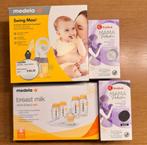 Medela Swing Maxi met extra flesjes en zakjes, 1x gebruikt, Verzenden, Nieuw, Borstkolf
