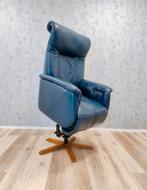 Prominent Göteborg leren sta op stoel relax fauteuil op accu, Prominent, Leer, Ophalen of Verzenden, Zo goed als nieuw