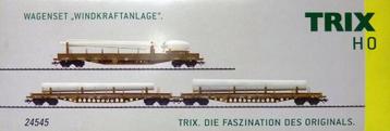 Trix 24545 Set (3) Rongenwagens Windmolen Installatie beschikbaar voor biedingen
