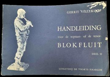 Blokfluit handleiding deel 2 - Gerrit Vellekoop beschikbaar voor biedingen