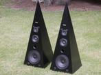 Luidsprekerset fabr. Ral, Pyramid PM80, 80/100 watt, izgst., Gebruikt, 60 tot 120 watt, Front, Rear of Stereo speakers, Ophalen