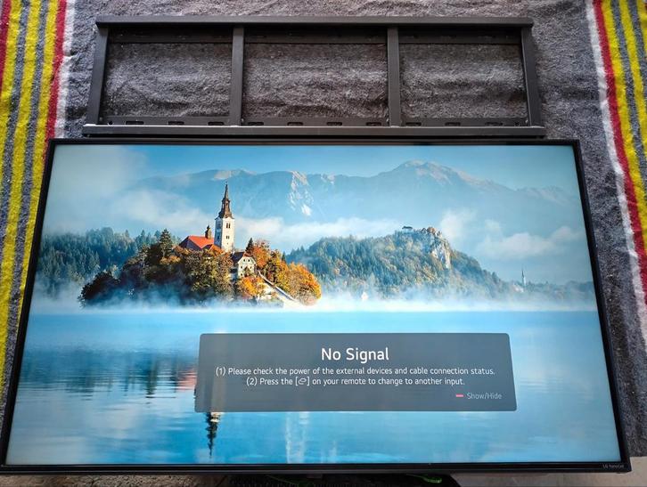 LG 43NANO756PR 43 inch NanoCell 4k TV + wandBeugel, Audio, Tv en Foto, Televisies, Zo goed als nieuw, LED, 100 cm of meer, 4k (UHD)