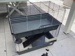 Ferplast konijnenkooi cavia dubbele etage compleet, Dieren en Toebehoren, Ophalen, Kooi, Cavia, Zo goed als nieuw
